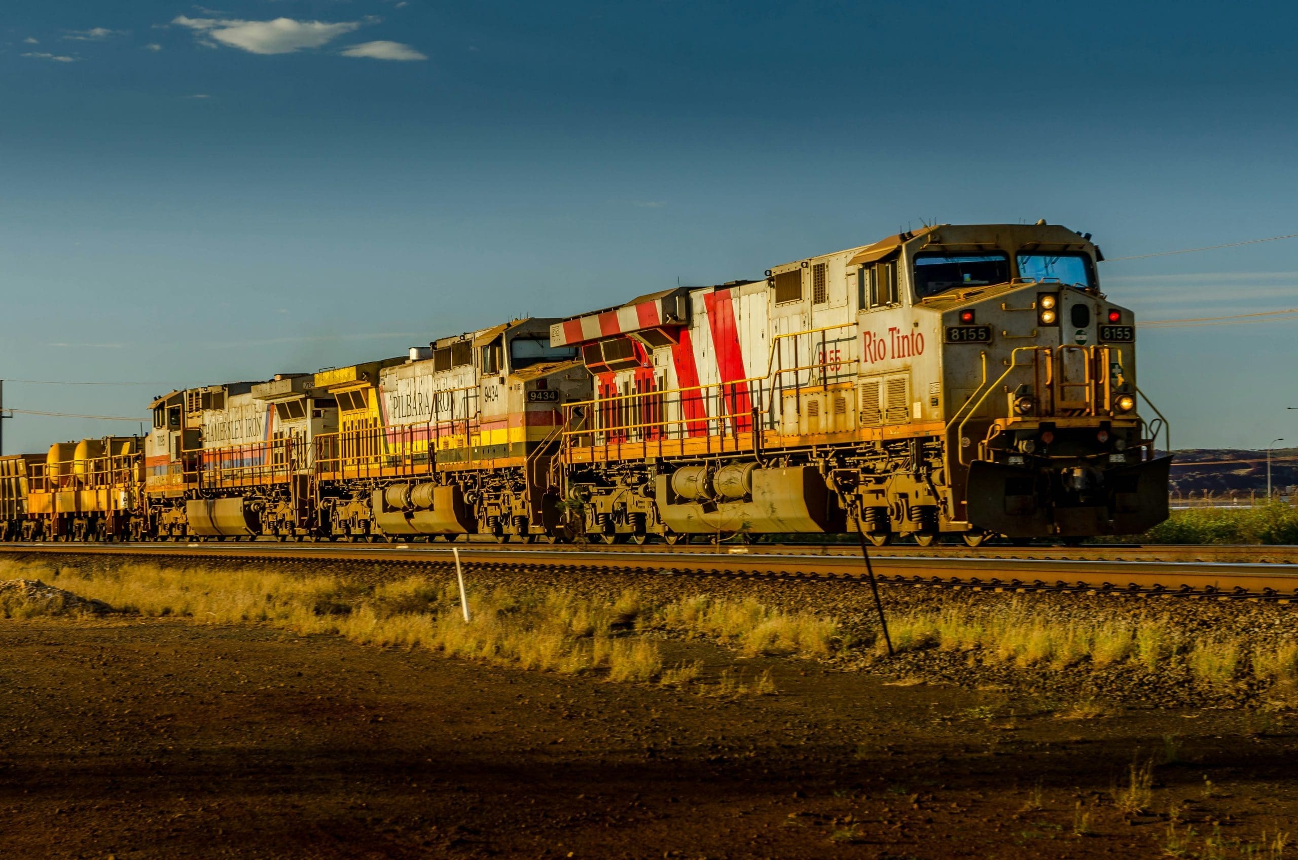 Iron Ore trains in Port Hedland